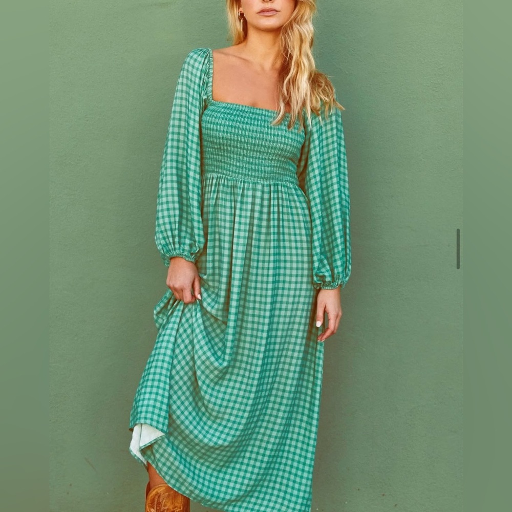 Teza Collection Eliza Gingham Dress